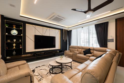 Modern Living Room at Almond Crescent
