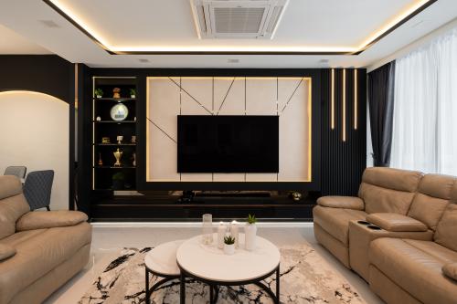 Modern Living Room at Almond Crescent