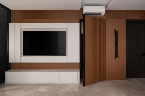 Contemporary Living Room at parc clemantis