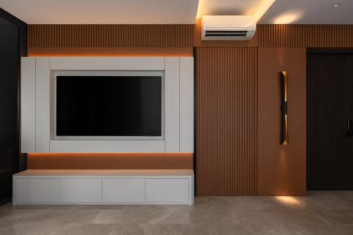Contemporary Living Room at parc clemantis