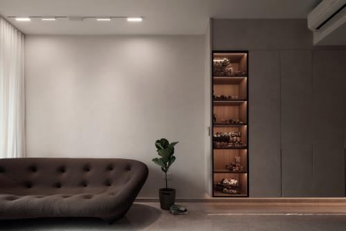 Minimalist Living Room at 959 Parc Komo