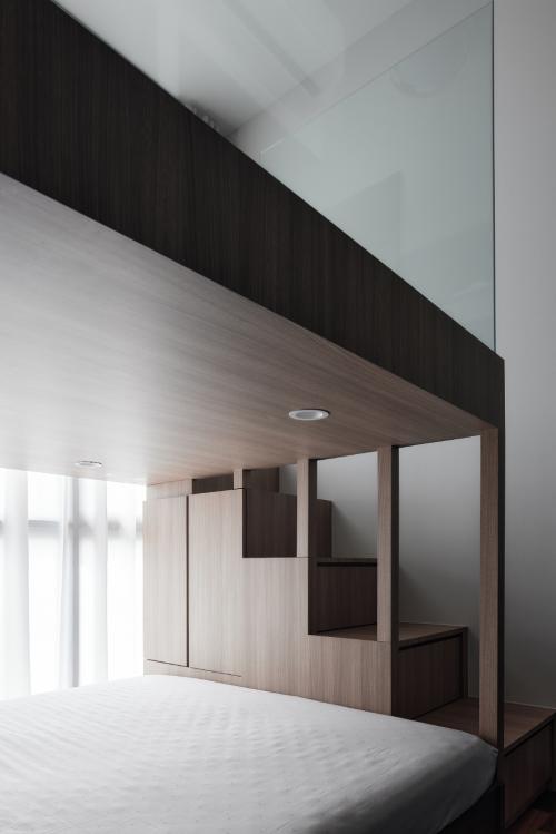 Minimalist Bedroom at 959 Parc Komo