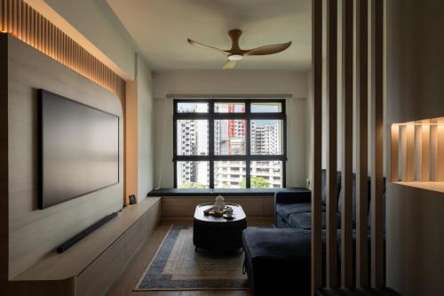 Minimalist Living Room at Tampines Greengem