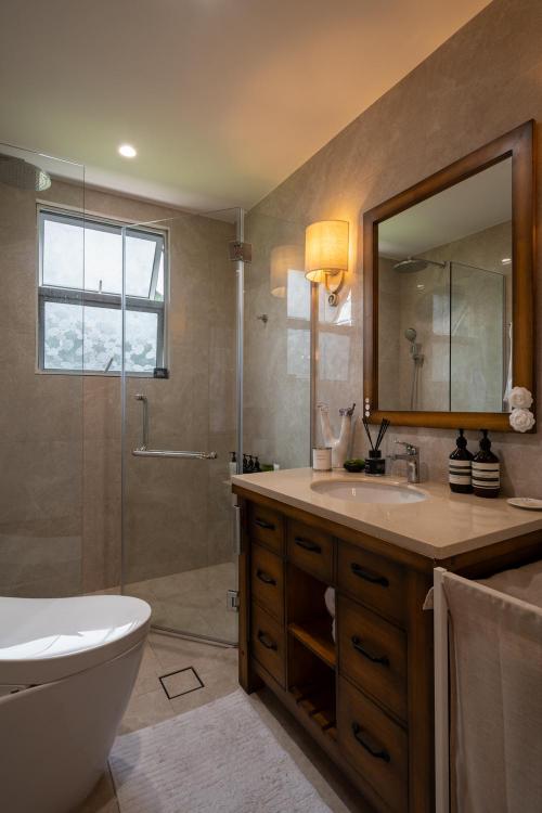 Contemporary Bathroom at 128 Hillview
