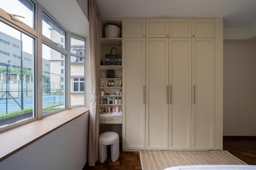 Contemporary Bedroom at 128 Hillview