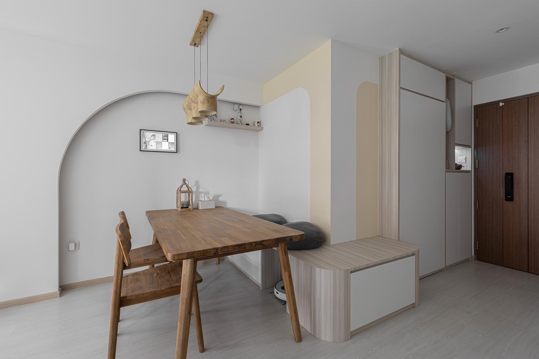 Scandinavian Living Room with Settee and Sofa