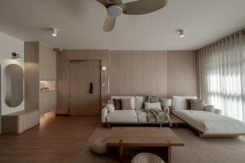 Modern Living Room at Tampines HDB BTO