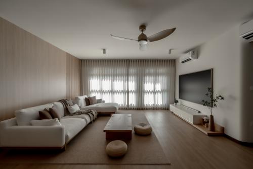 Modern Living Room at Tampines HDB BTO