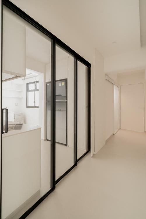 Minimalist Hallway at Tampines Green Gem