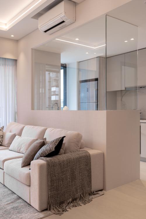 Contemporary Living Room at Woodleigh Residences