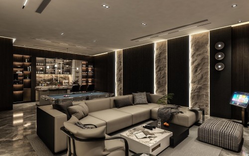 Modern Home Bar at Project site : Serangoon