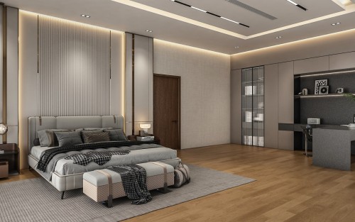 Modern Bedroom at Project site : Serangoon