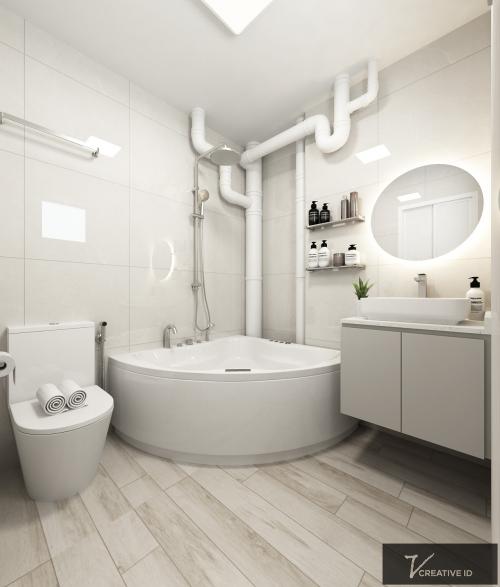 Contemporary Bathroom at 181 EDGEFIELD