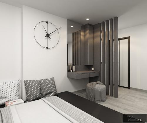 Contemporary Bedroom at 181 EDGEFIELD