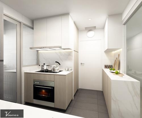 Contemporary Kitchen at THE PARC