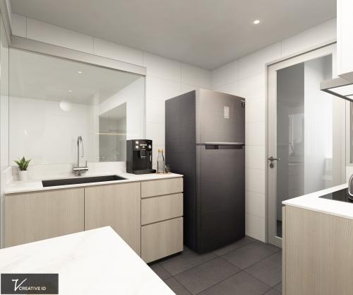 Contemporary Kitchen at THE PARC