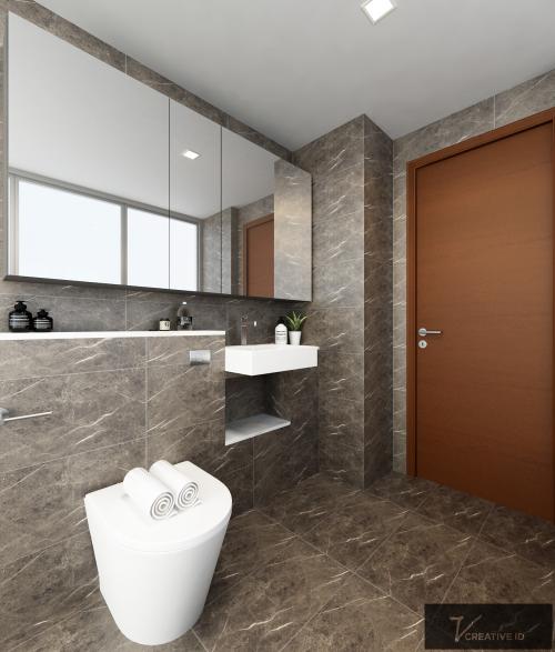 Contemporary Bathroom at THE PARC