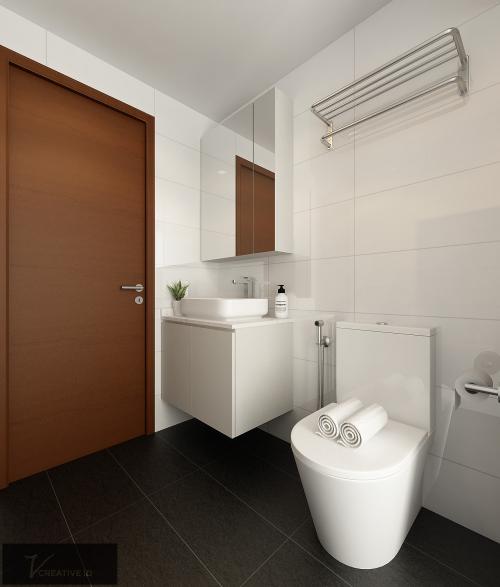 Contemporary Bathroom at THE PARC