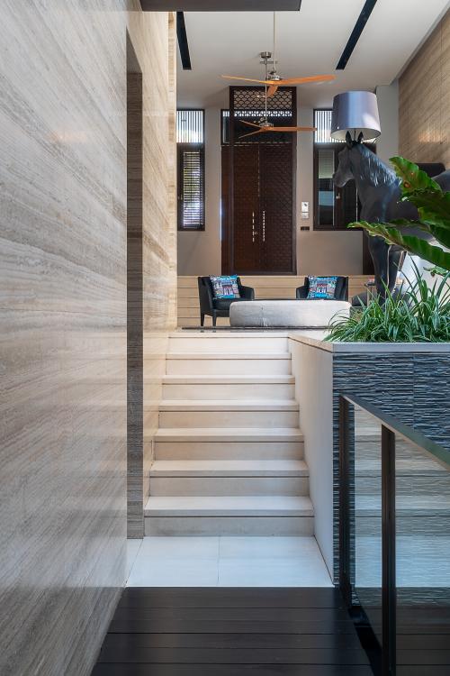 Contemporary Hallway at Emerald Hill
