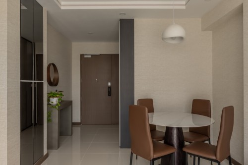 Contemporary Dining Room at Tengah Garden Walk