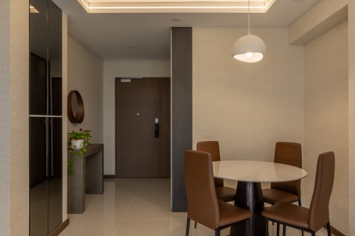 Contemporary Dining Room at Tengah Garden Walk