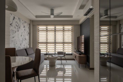 Contemporary Living Room at Tengah Garden Walk