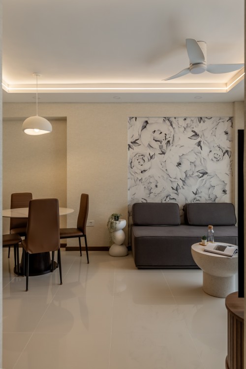 Contemporary Living Room at Tengah Garden Walk