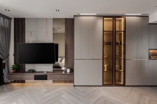 Modern Living Room at The Trilinq