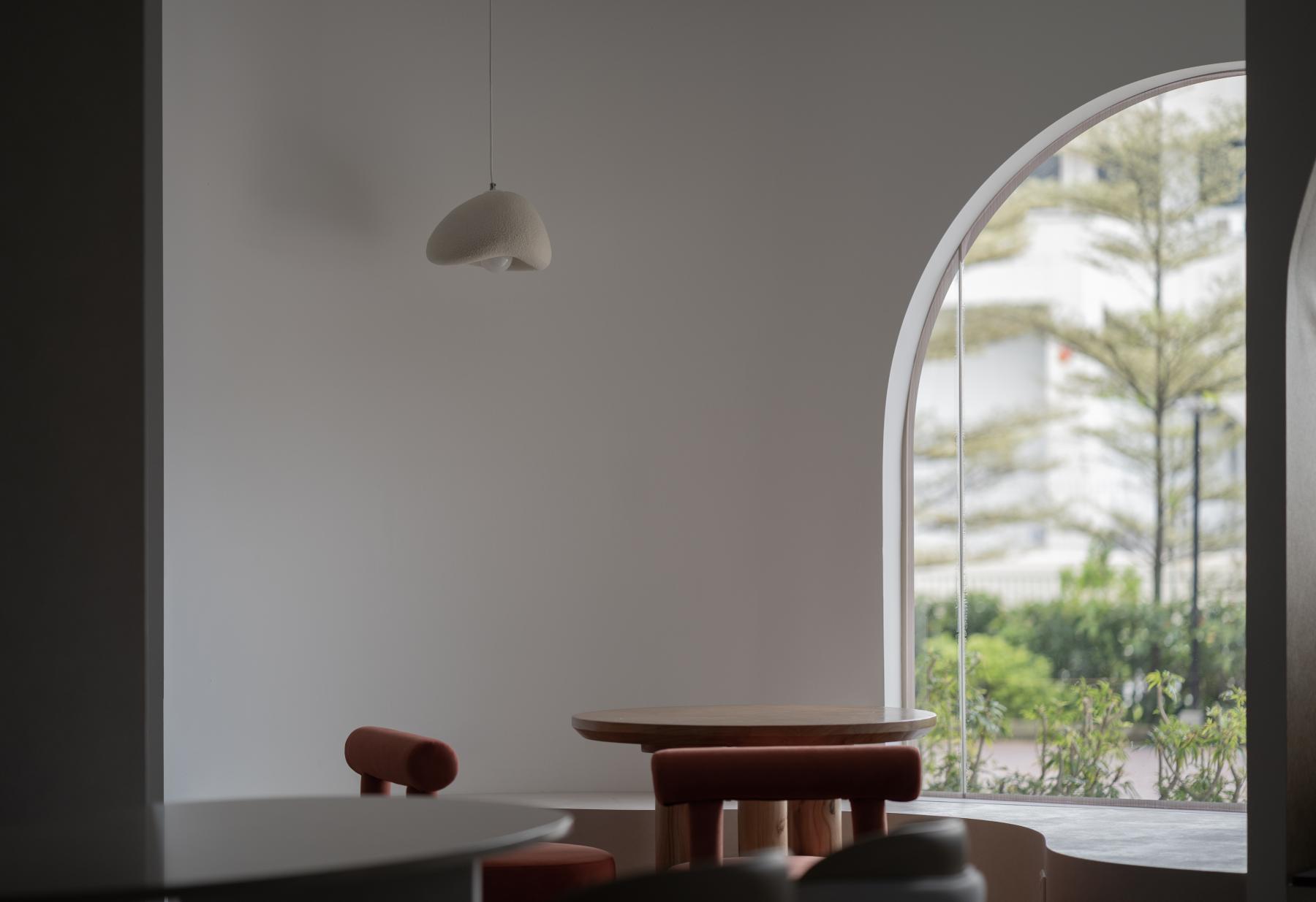 Modern Office with Desk and Desk Chairs