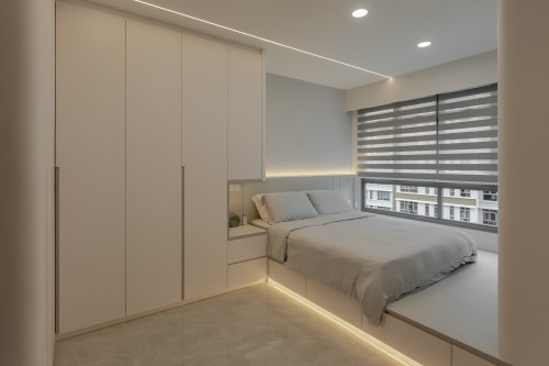 Minimalist Bedroom at Edgedale Plains
