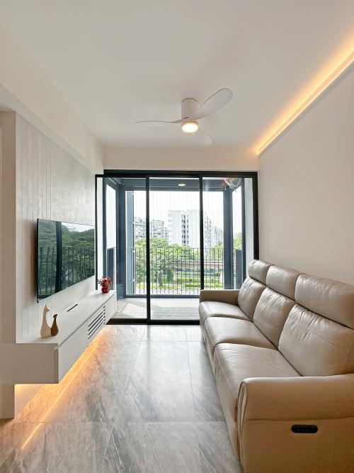 Modern Living Room at Canberra Crescent