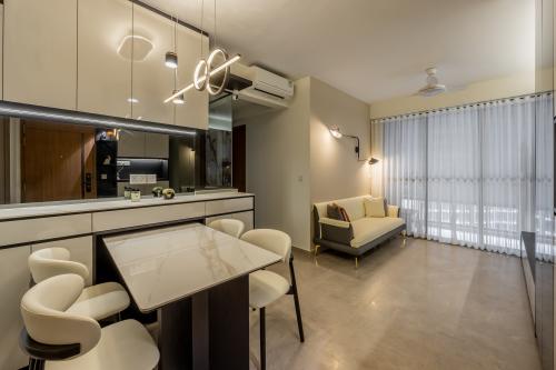 Contemporary Living Room at Parc Central Residences