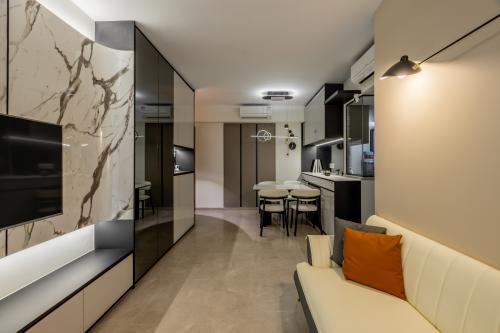Contemporary Living Room at Parc Central Residences
