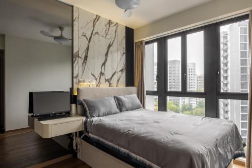 Contemporary Bedroom at Parc Central Residences