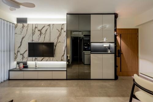 Contemporary Living Room at Parc Central Residences