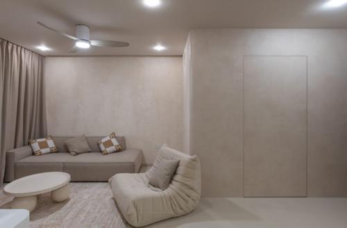 Minimalist Living Room at 400B FERNVALE LANE