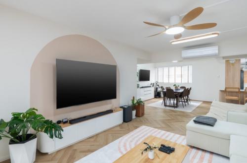 Minimalist Living Room at 229 TAMPINES STREET 23