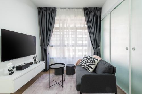Modern Living Room at 128B PLANTATION CRESCENT