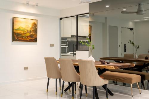 Contemporary Dining Room at West Terra