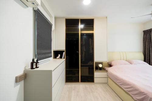 Contemporary Bedroom at West Terra