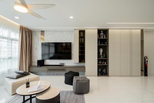 Contemporary Living Room at West Terra