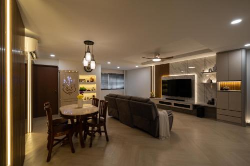 Modern Living Room at Anchorvale Place
