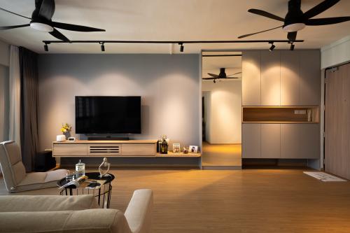 Modern Living Room at Redhill Close