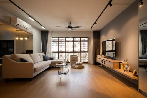 Modern Living Room at Redhill Close