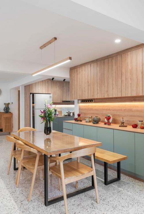 Contemporary Dining Room at 12 TECK WHYE LANE