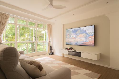 Contemporary Living Room at Compassvale Link
