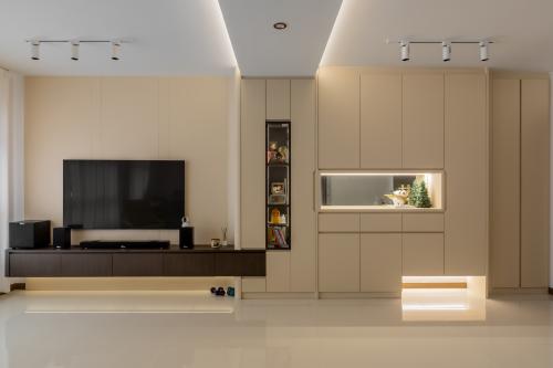 Minimalist Living Room at 859C Tampines Walk