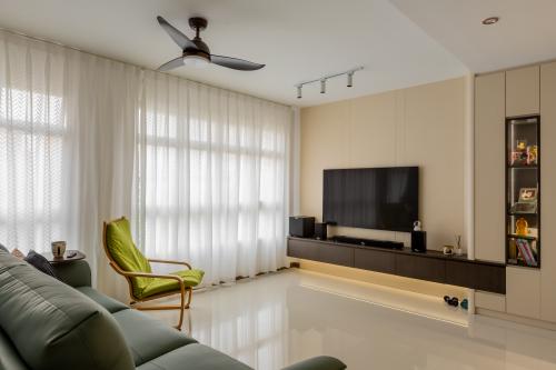 Minimalist Living Room at 859C Tampines Walk