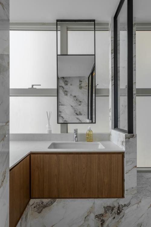 Country Bathroom at Parc Mondrian Condominium