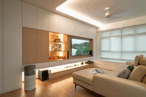 Minimalist Living Room at Canberra Street